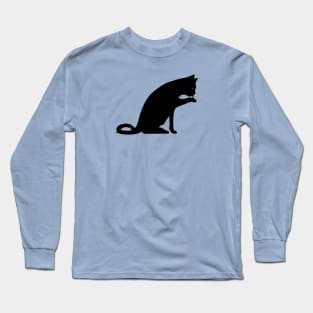 Cat three foods Long Sleeve T-Shirt